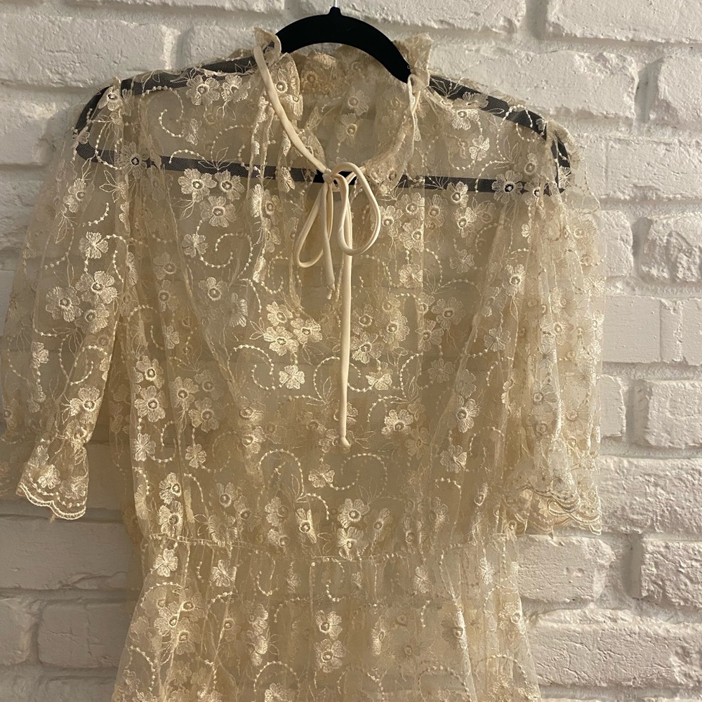 Vintage Lace Blouse